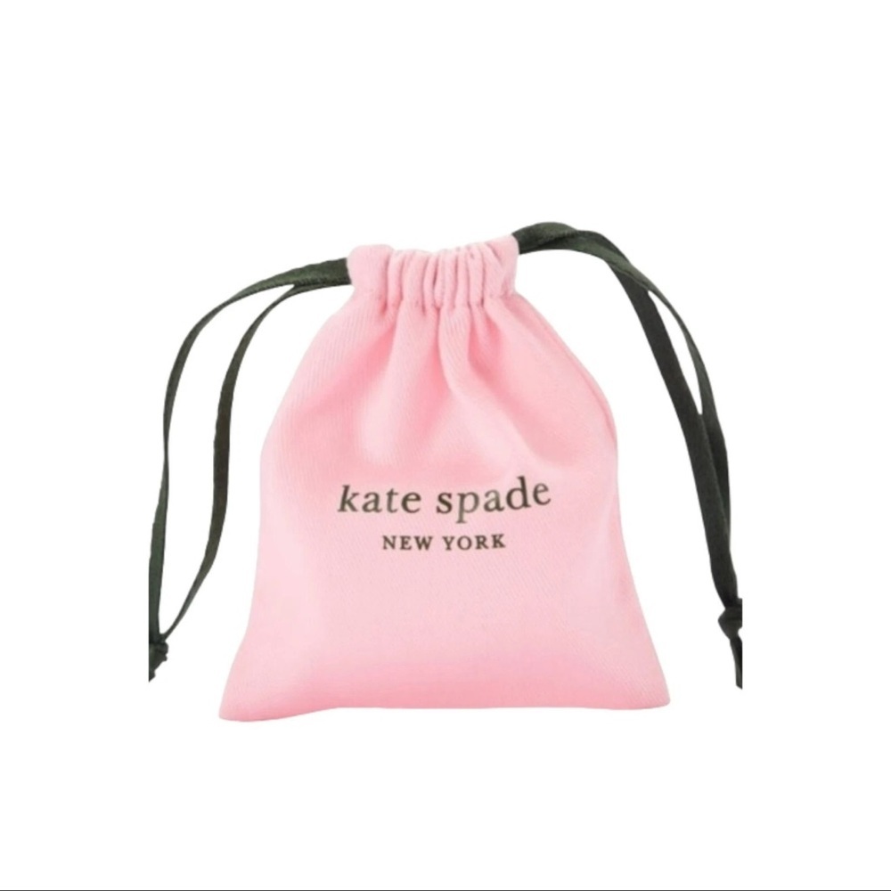 Kate Spade New York Mini Small Square Studs Earrings Red - Picture 3 of 3